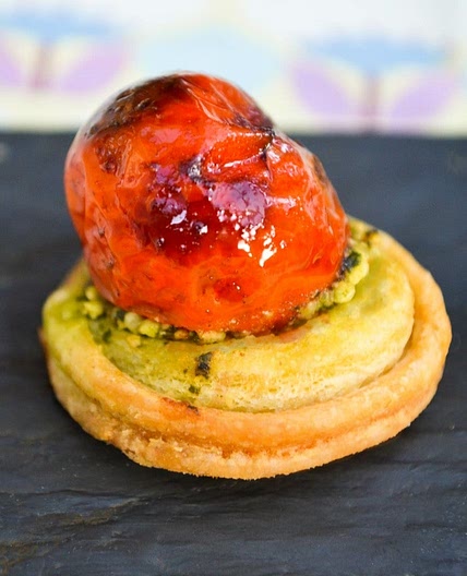 Mini Tomato Pastry Bites