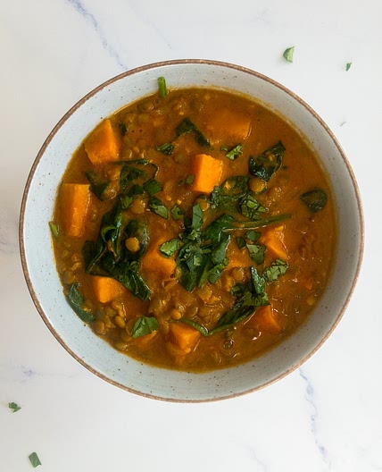 Sweet Potato Lentil Curry