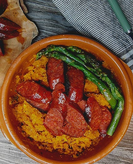 Chorizo and Sweet Potato Mash