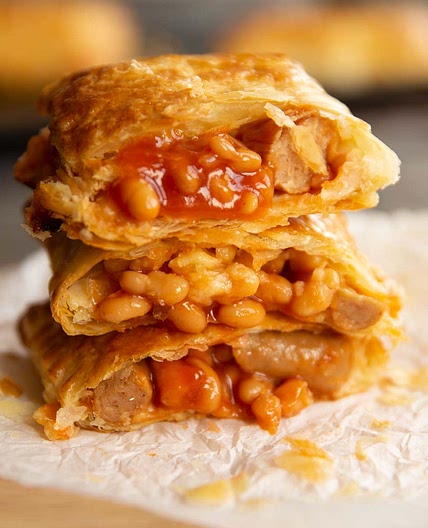 Sausage, Bean & Cheese Melts