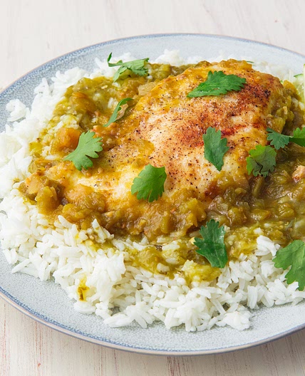 Baked Salsa Verde Chicken