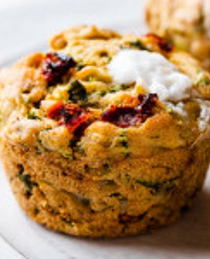 Savoury vegan muffins
