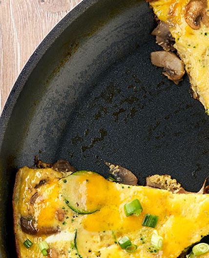 Cheddar Broccoli Frittata