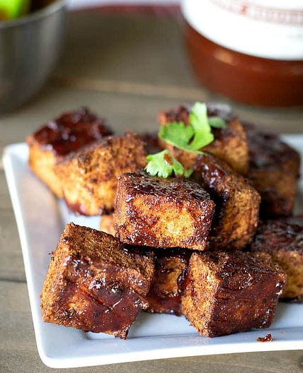 BBQ Tofu Burnt Ends