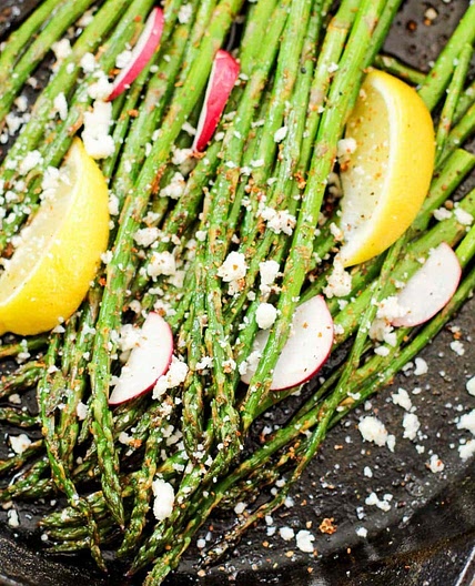 Roasted Asparagus with Tajin Spice
