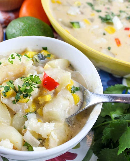 Copycat Panera Mexican Street Corn Chowder