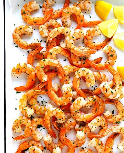 The Easiest Way To Cook Shrimp! (Baked Shrimp)