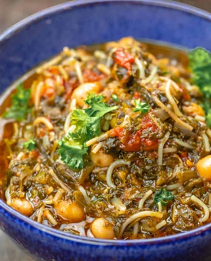 Mediterranean Spinach Chickpea Stew