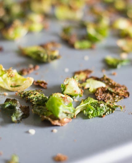 BEST EVER Roasted Crispy Brussels Sprouts Leaves