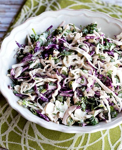 Spicy Mexican Slaw with Lime and Cilantro