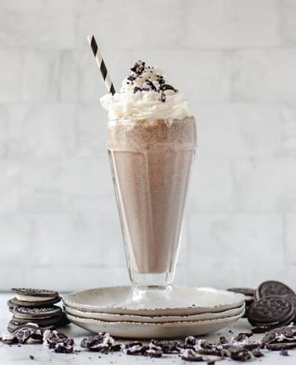 Cookies and cream milkshake
