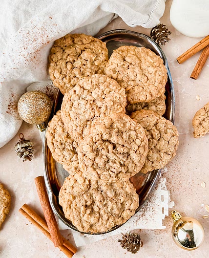 Snickerdoodle Oatmeal Cookies