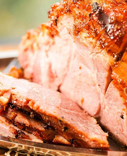 Orange Marmalade Glazed Ham