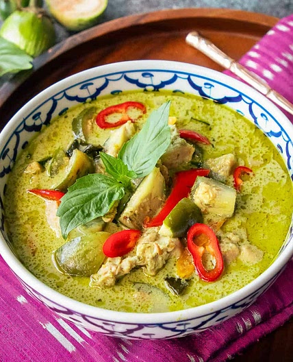 Authentic Thai Green Curry Chicken