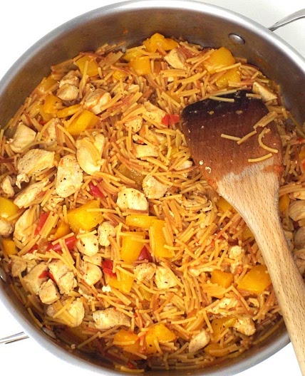 Catalan Chicken Fideua