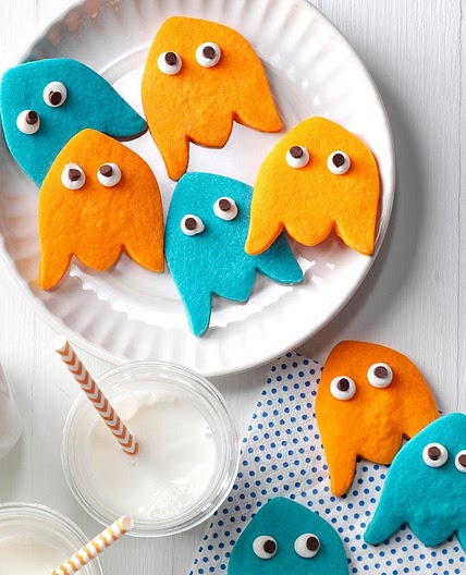 Ghost Shortbread Cookies