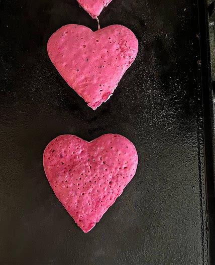 Dragon Fruit Pancakes