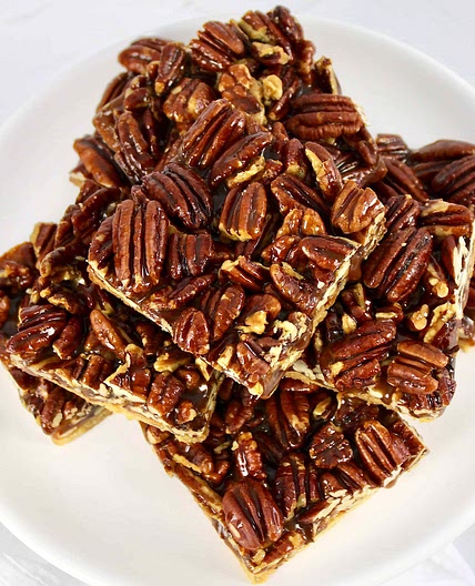 Keto Pecan Pie Bars