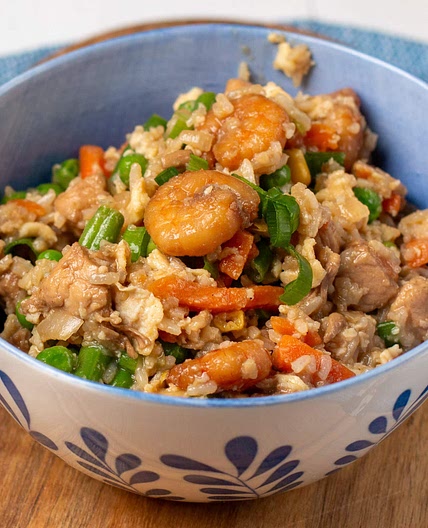 Shrimp and Chicken Fried Rice