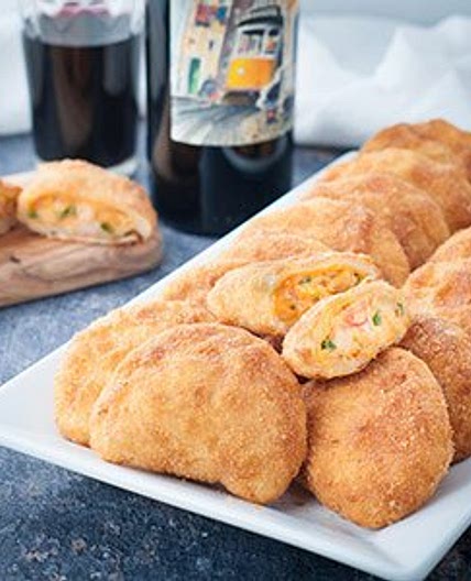 Portuguese Shrimp Croquettes - Rissóis de Camarão