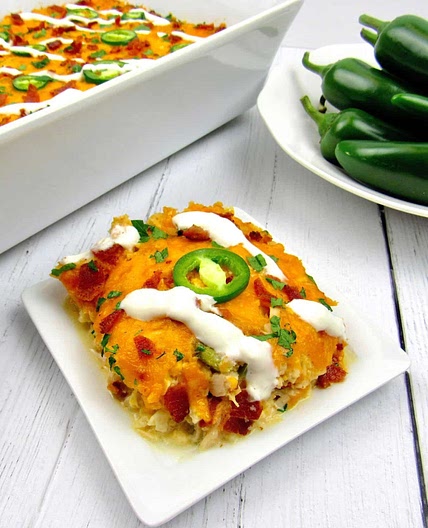 Keto Jalapeño Popper Chicken Casserole