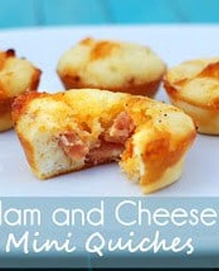 Ham and Cheese Mini Quiches