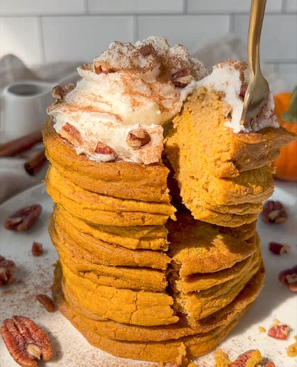 Vegan Gluten Free Pumpkin Pancakes