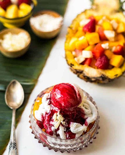 Colombian fruit salad - Ensalada de frutas Colombiana