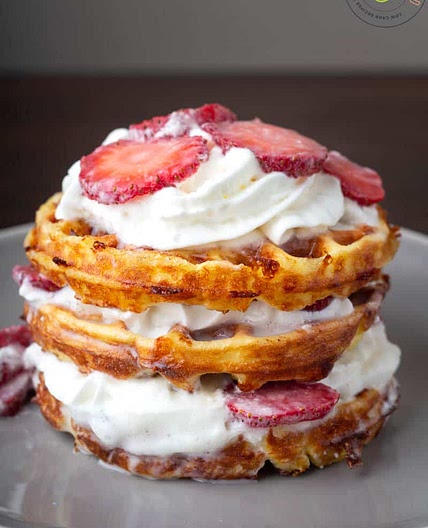 Strawberry Shortcake Chaffle