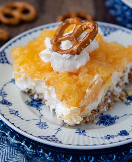 Pineapple Pretzel Salad