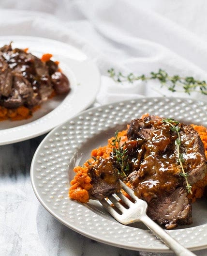 One-Pot Braised Beef Roast with Carrot Mash (AIP, Paleo)
