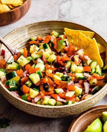 Cucumber Pico de Gallo