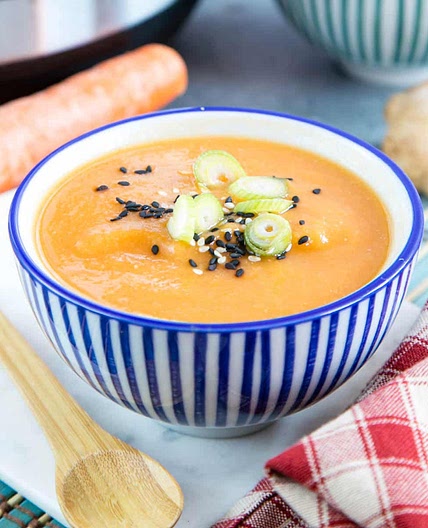 Pressure Cooker Easy Carrot and Lentil Soup – Dump & Start