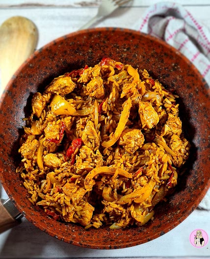 Chicken Tikka Rice Stir-fry Recipe | Slimming Friendly