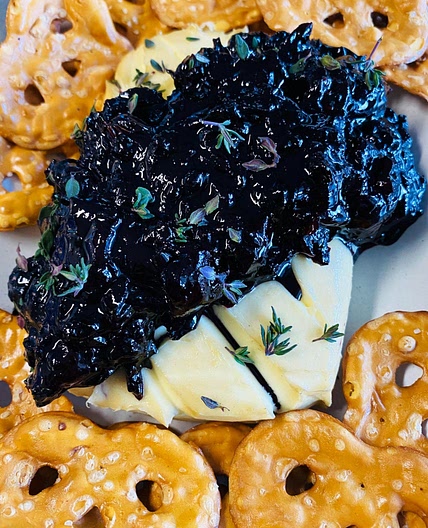 Smoked Cherry Bourbon Cream Cheese