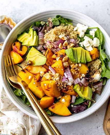 Peach Salad With Feta