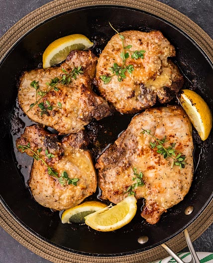 Garlic Butter Pork Chops