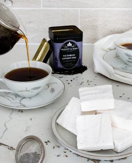Homemade Earl Grey Marshmallows