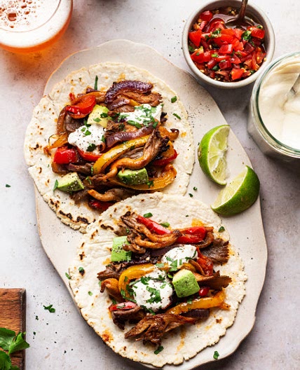 Easy vegan fajitas