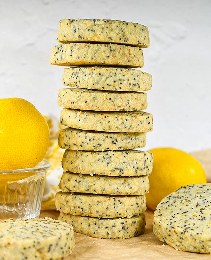 Lemon Shortbread Recipe (Lemon Poppyseed Shortbread)