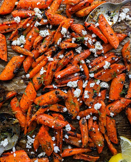Lemon Dijon Roasted Carrots