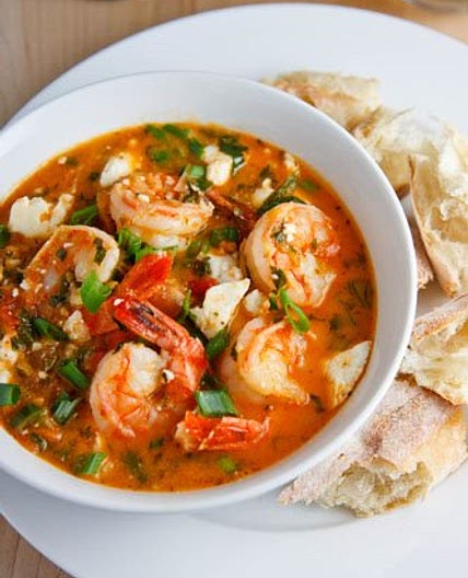 Garides Tourkolimano (Greek Shrimp)