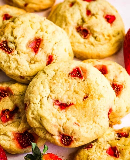 Strawberry Shortcake Cookies
