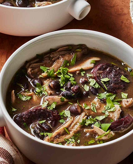 Quick and Easy Pressure Cooker Chicken and Black Bean Stew Recipe