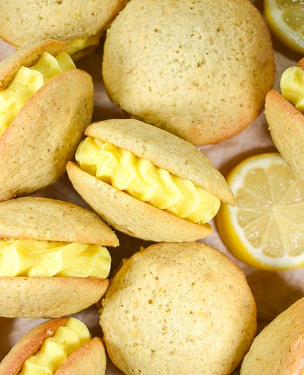 Whoopie Pies with Lemon Buttercream