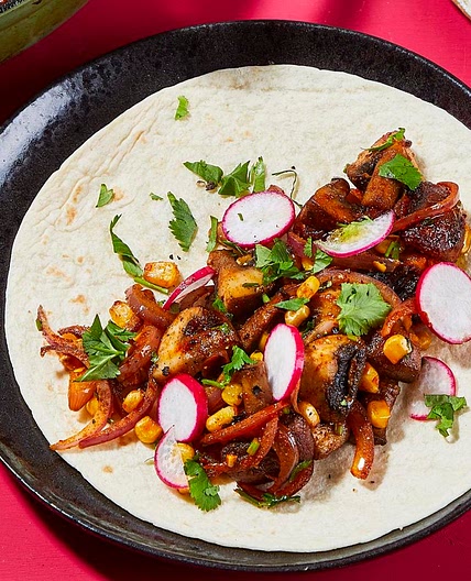 Cumin mushroom wraps