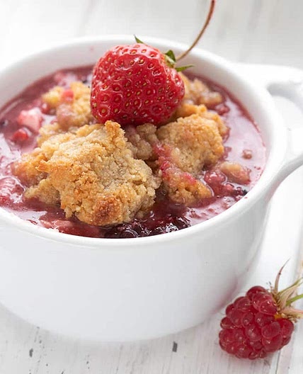 Triple Berry Keto Cobbler