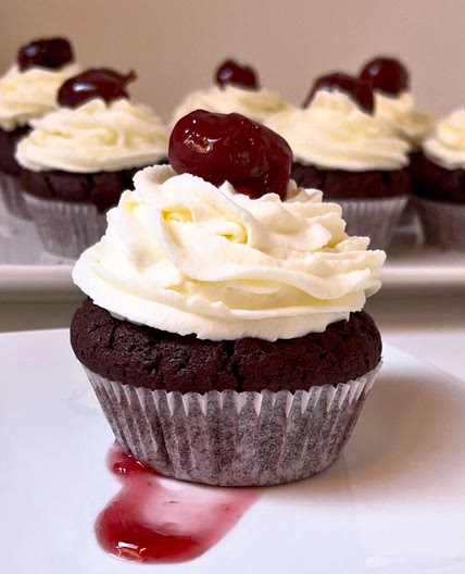 Enchanted Black Forest Cupcakes