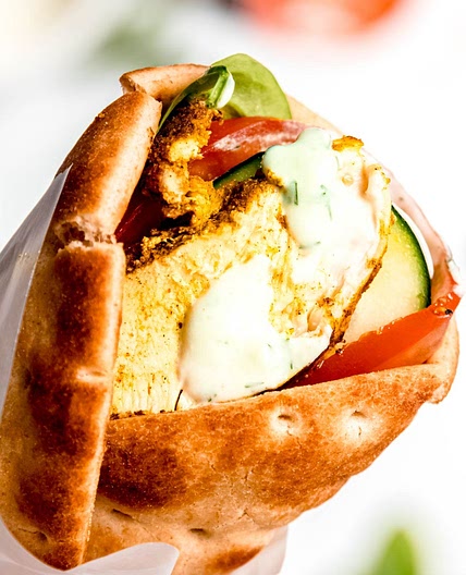 Chicken Shawarma Wraps (Grilled or Instant Pot!)