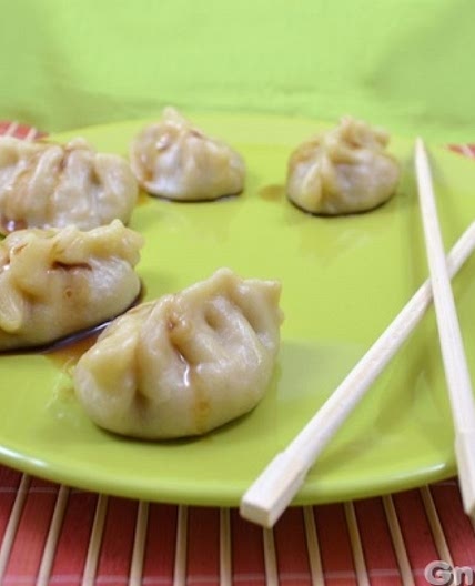 Ravioli cinesi ai gamberi